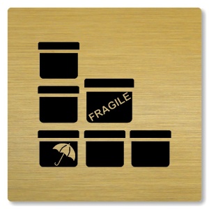 Sklad, 80x80mm, zlatá, Nevada